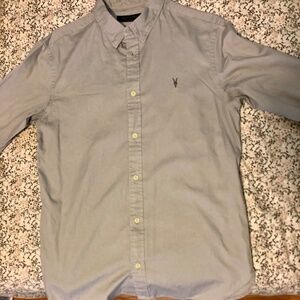 AllSaints Grey Shirt M Ramskull